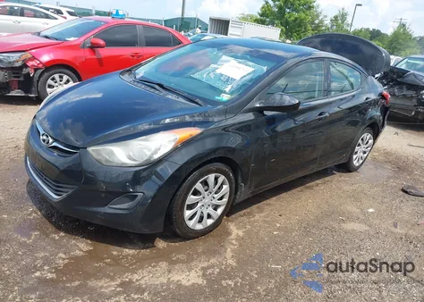 2013 Hyundai Elantra Gls z USA, uszkodzony, nr VIN 5NPDH4AE5DH207374